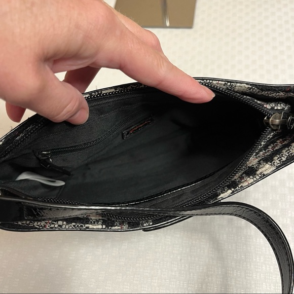 Talbots tartan wool tweed hobo - Picture 9 of 13